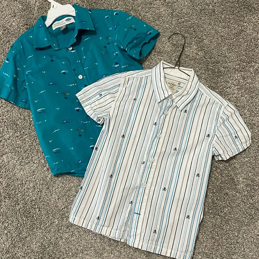 Size 5/XS old Navy button down shirt bundle